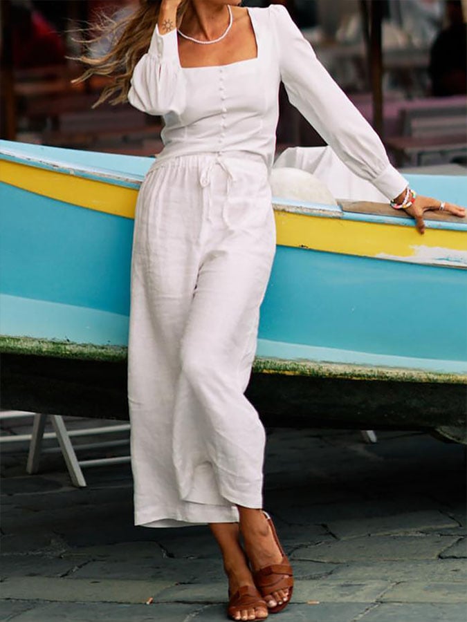 Pantalon au style vintage intemporel