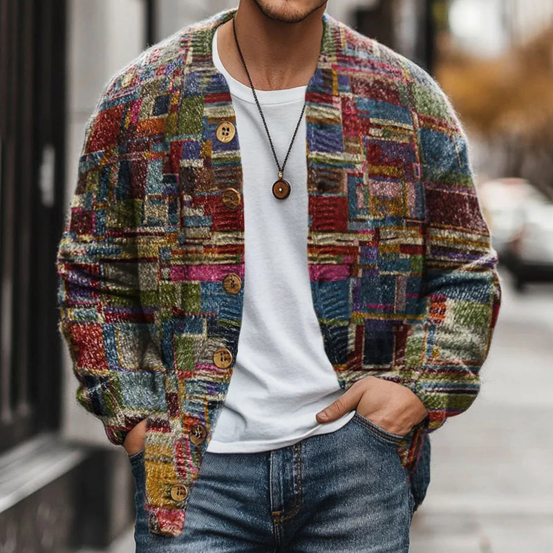 Cardigan au style vintage intemporel