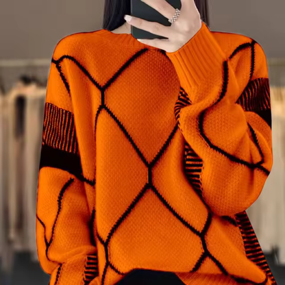 Pull au design réfléchi