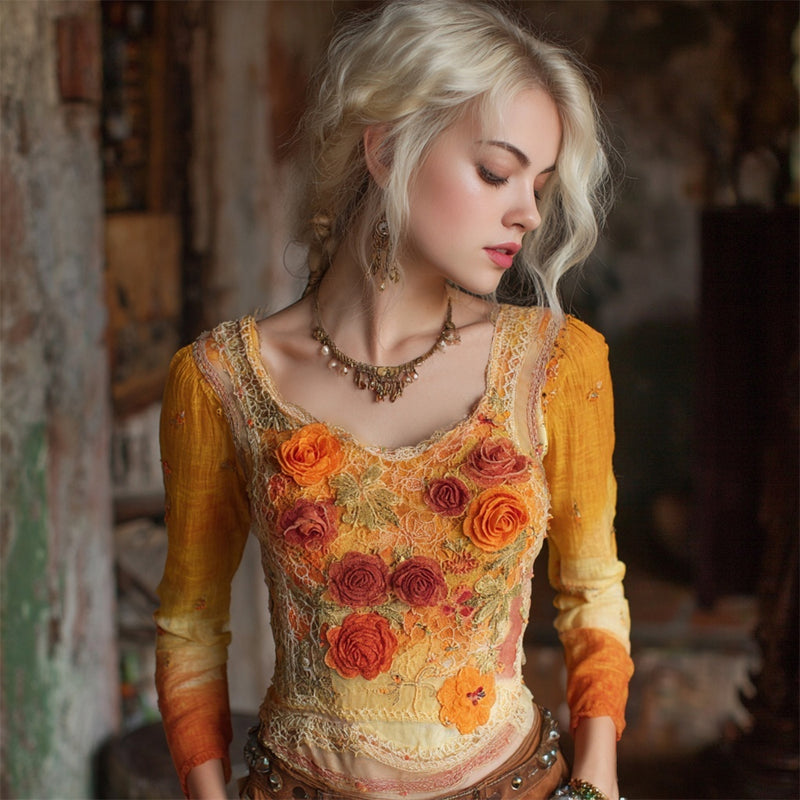 Haut au style vintage intemporel