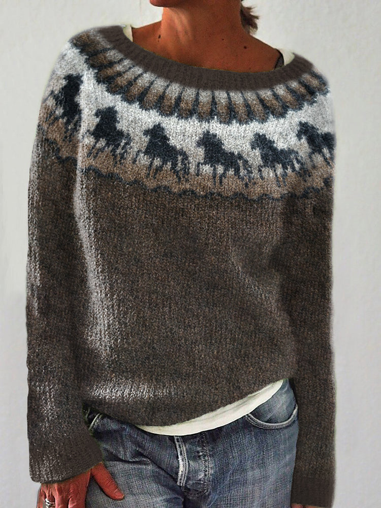 Pull magnifiquement confectionné