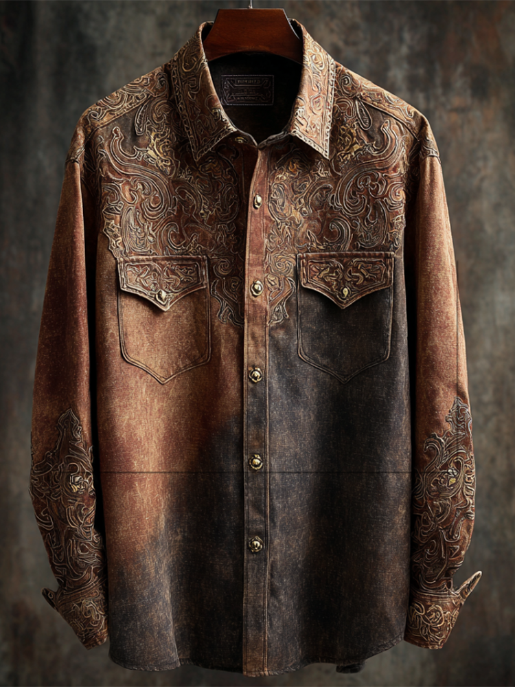 Chemise au style vintage intemporel