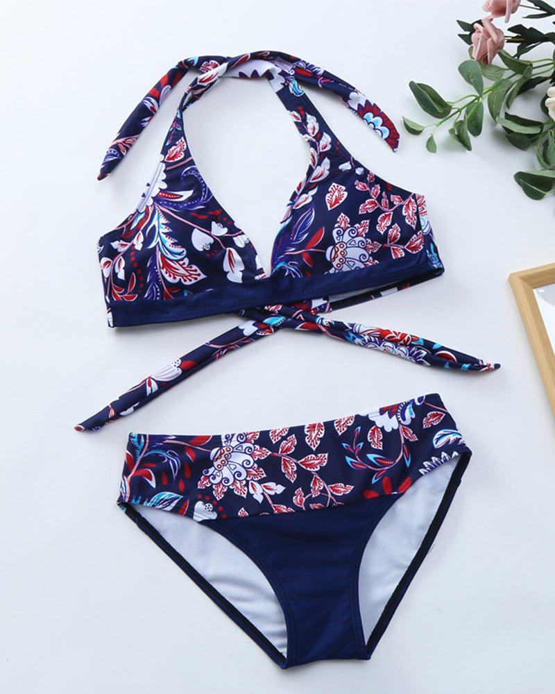 SL | Ensemble bikini imprimé fleuri