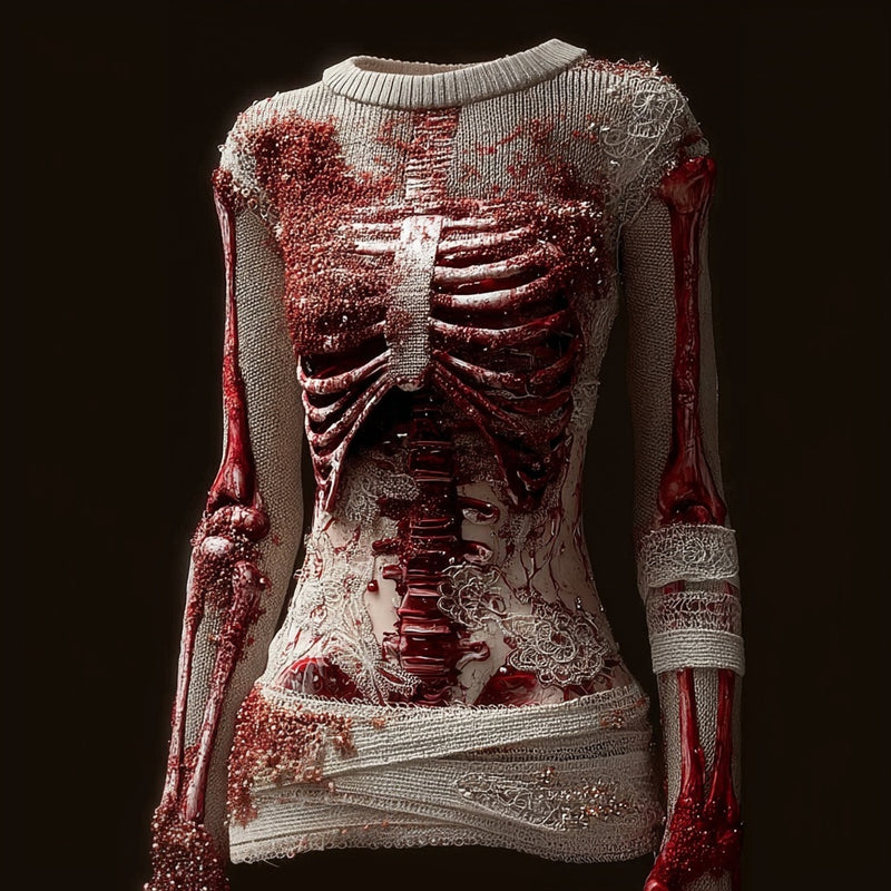 Pull au design réfléchi