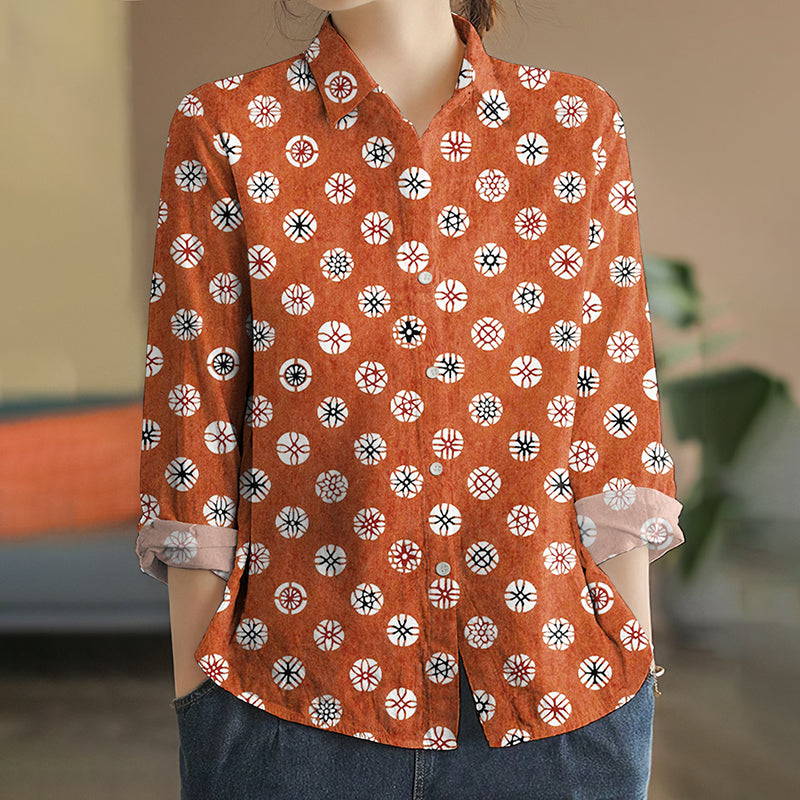 Chemise au style vintage intemporel