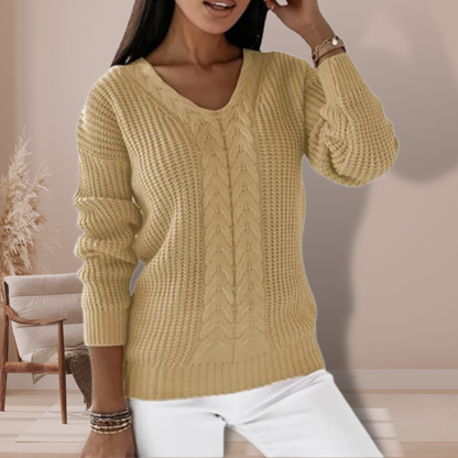 Pull au design réfléchi