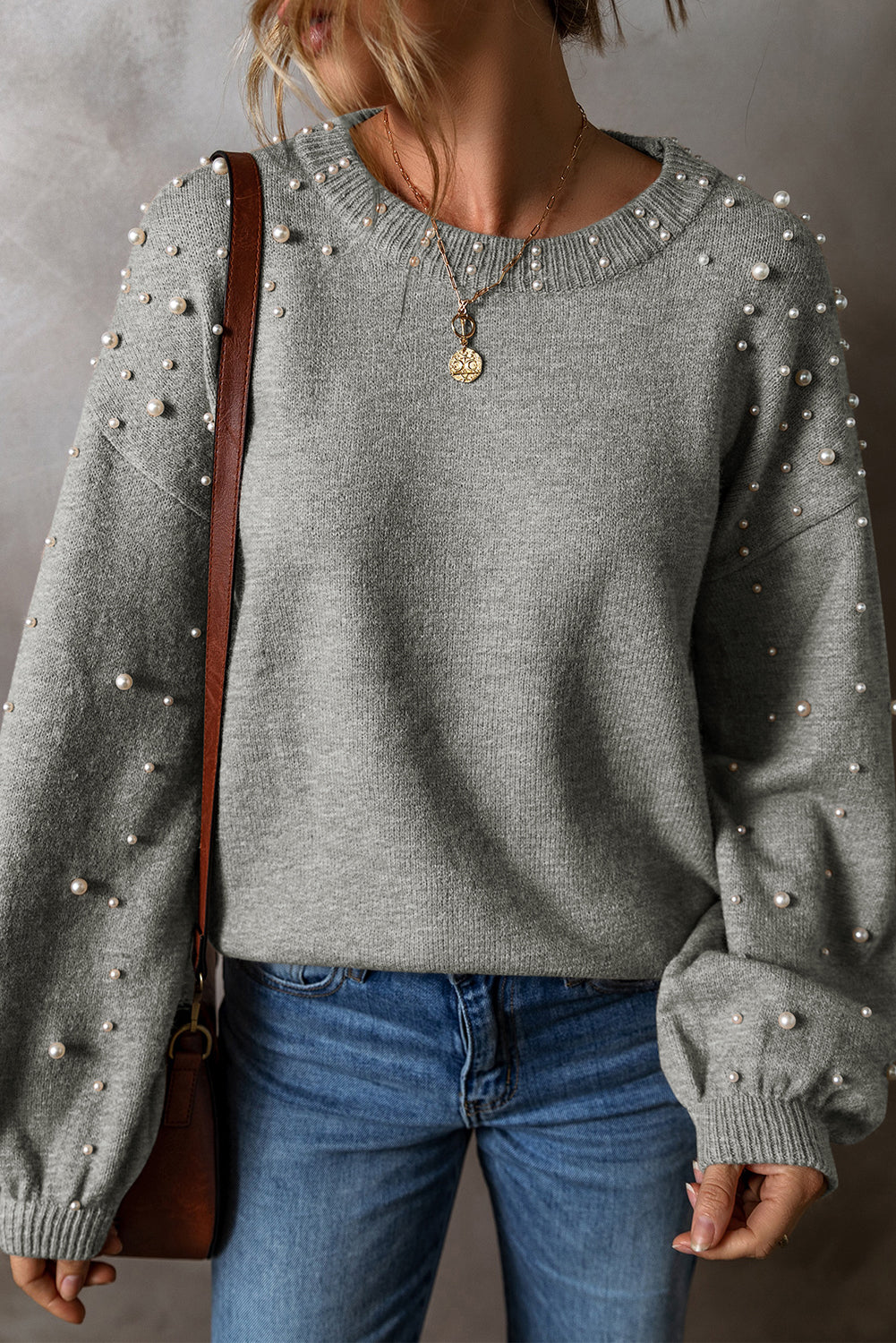 Pull au design réfléchi