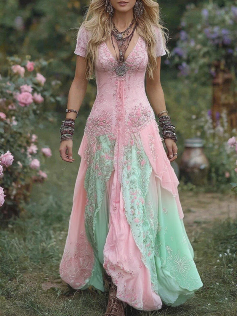 Robe magnifiquement confectionné