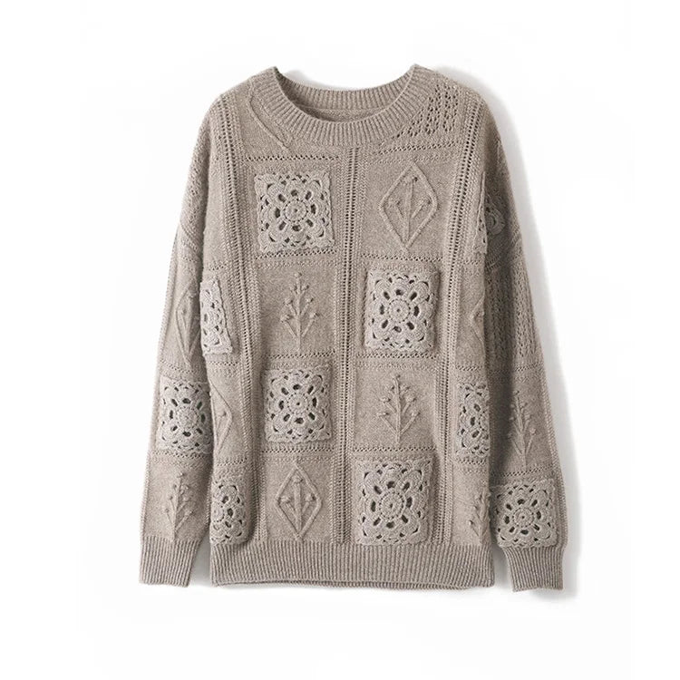 Pull au design réfléchi