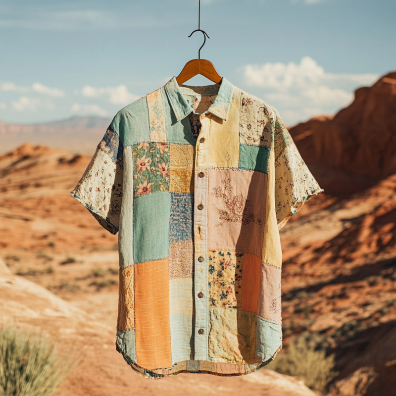 Chemise au design réfléchi