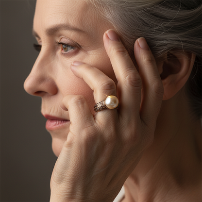 Or Bague magnifique au style unique