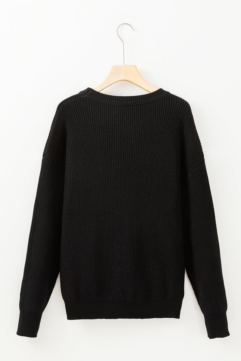 Pull au design réfléchi
