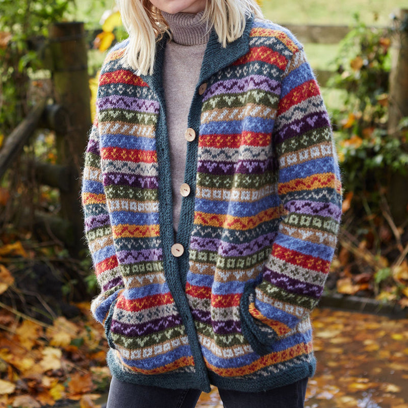 Cardigan au design réfléchi