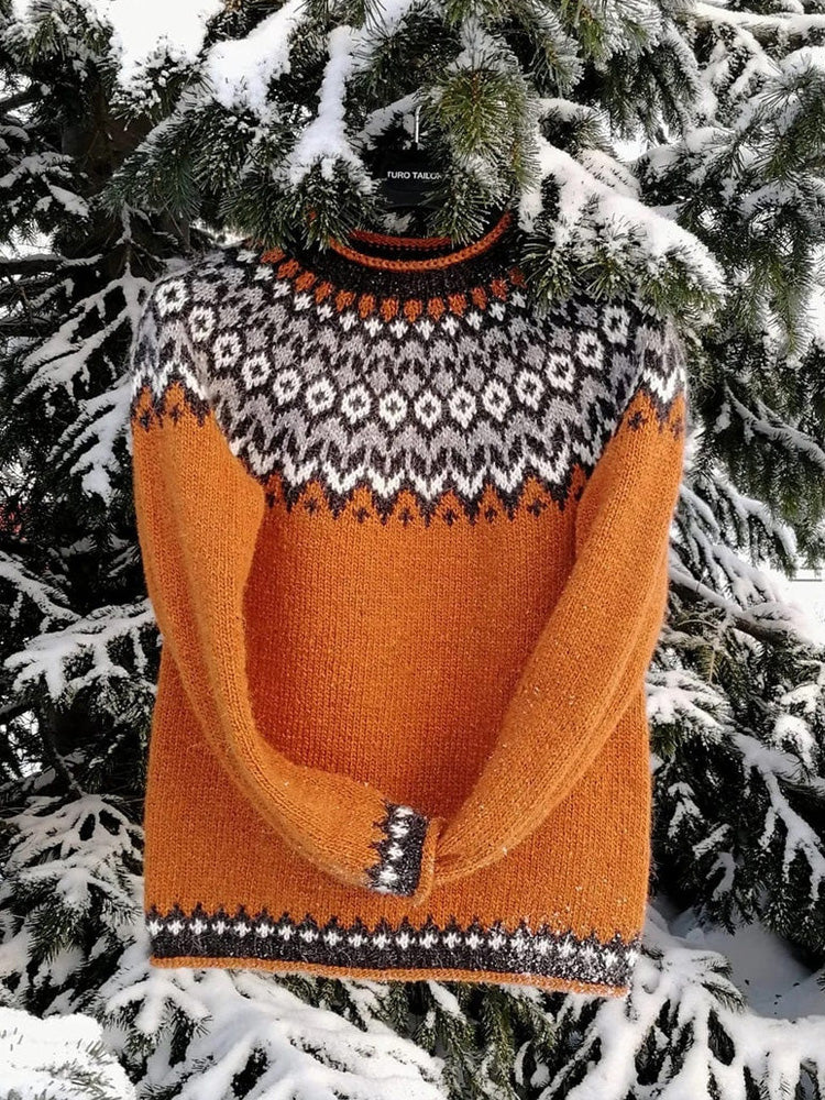 Pull au design réfléchi