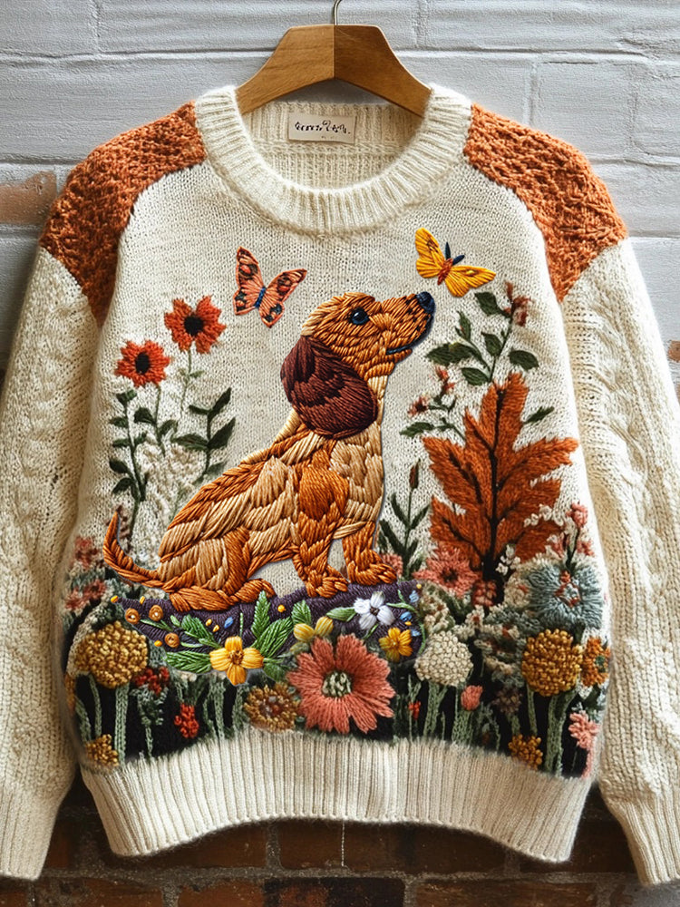 Pull vintage classique