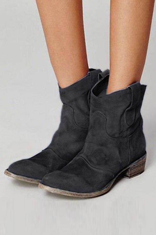 SL | Bottines en daim soutenues