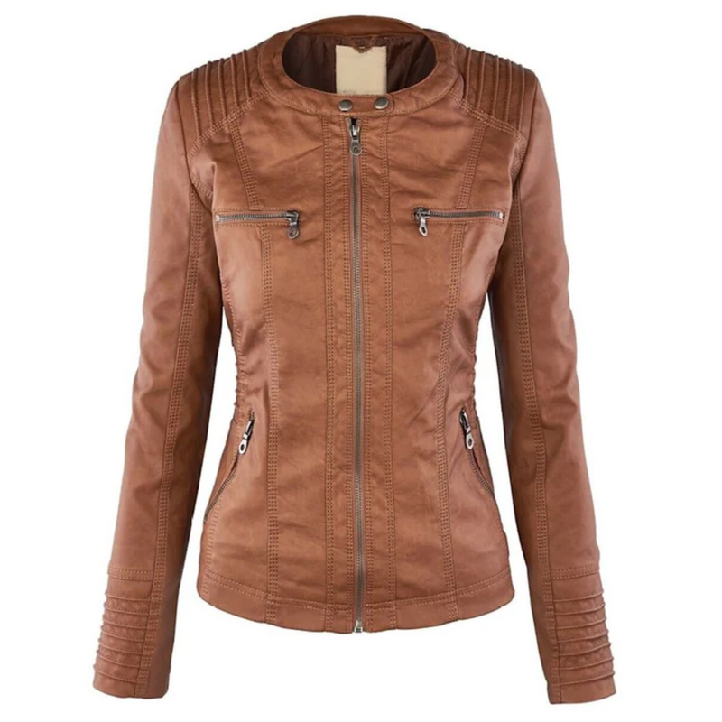 EP | Veste en cuir élégante