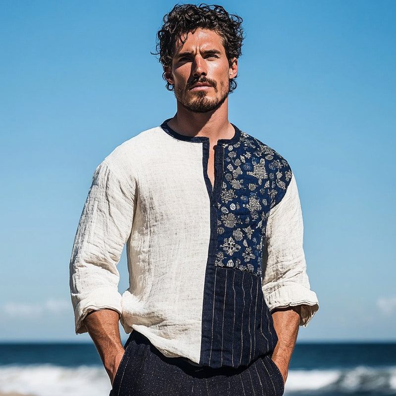 Chemise au style vintage intemporel