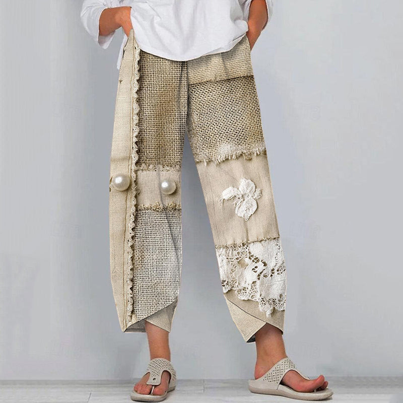 Pantalon au style vintage intemporel
