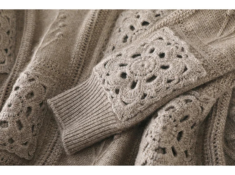 Pull au design réfléchi