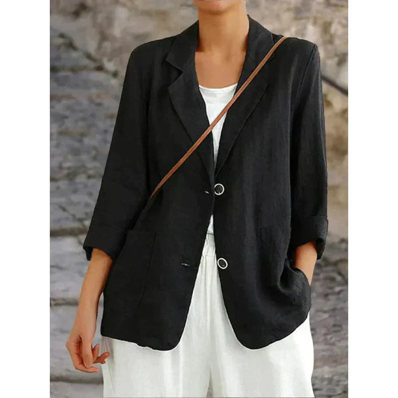 EP | blazer en lin au style raffiné