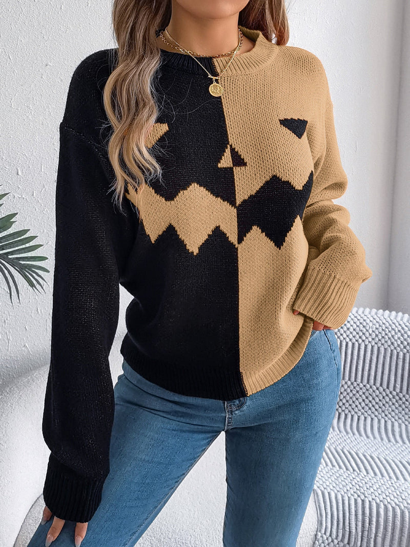 Pull au design réfléchi
