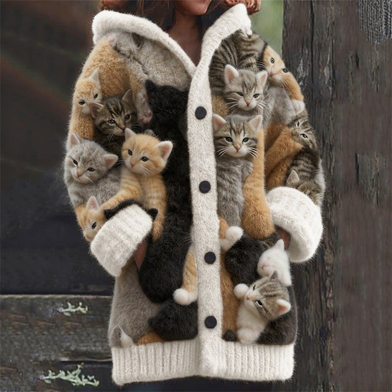 Cardigan au style vintage intemporel