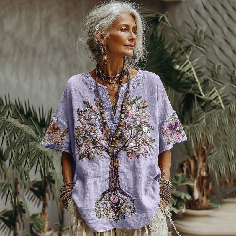 Chemise au style vintage intemporel