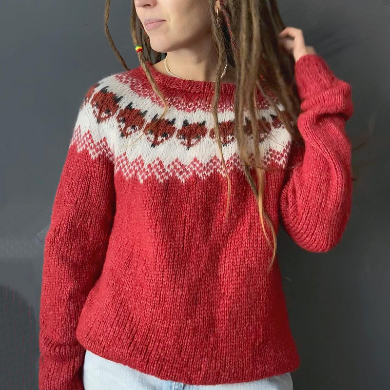 Pull au style vintage intemporel