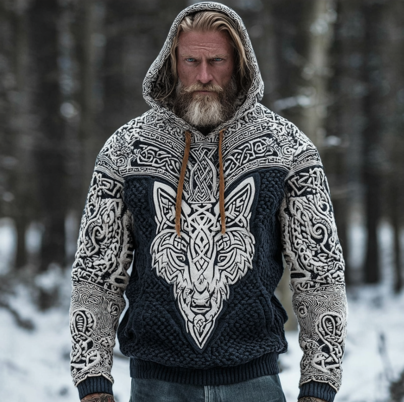 Pull au design réfléchi