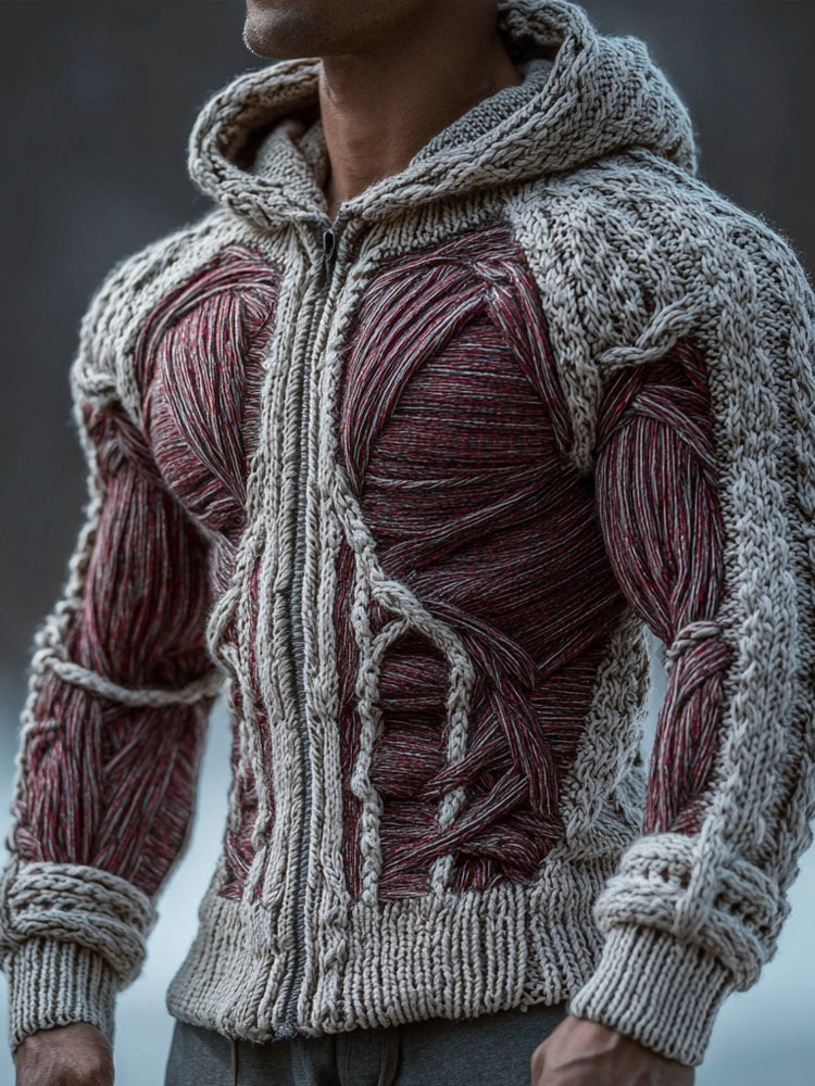 Pull au design réfléchi