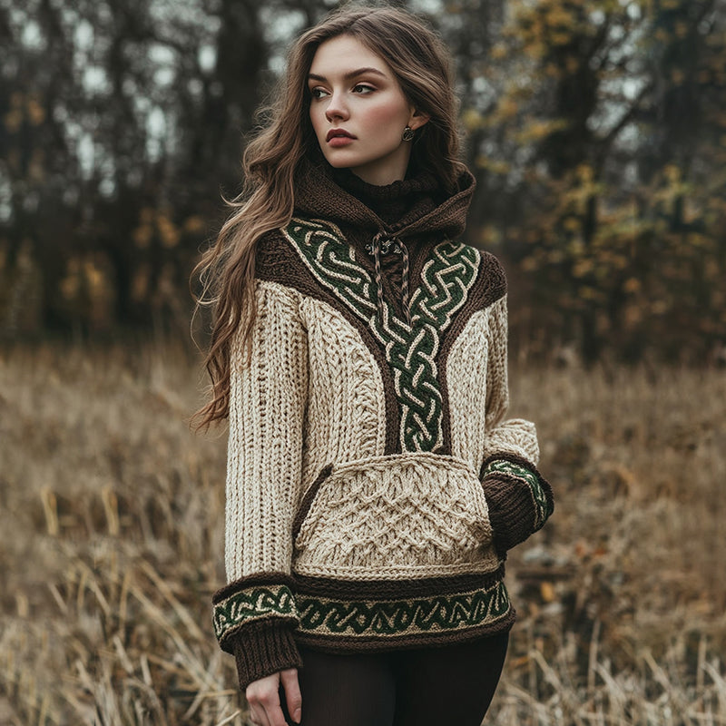 Pull au design réfléchi