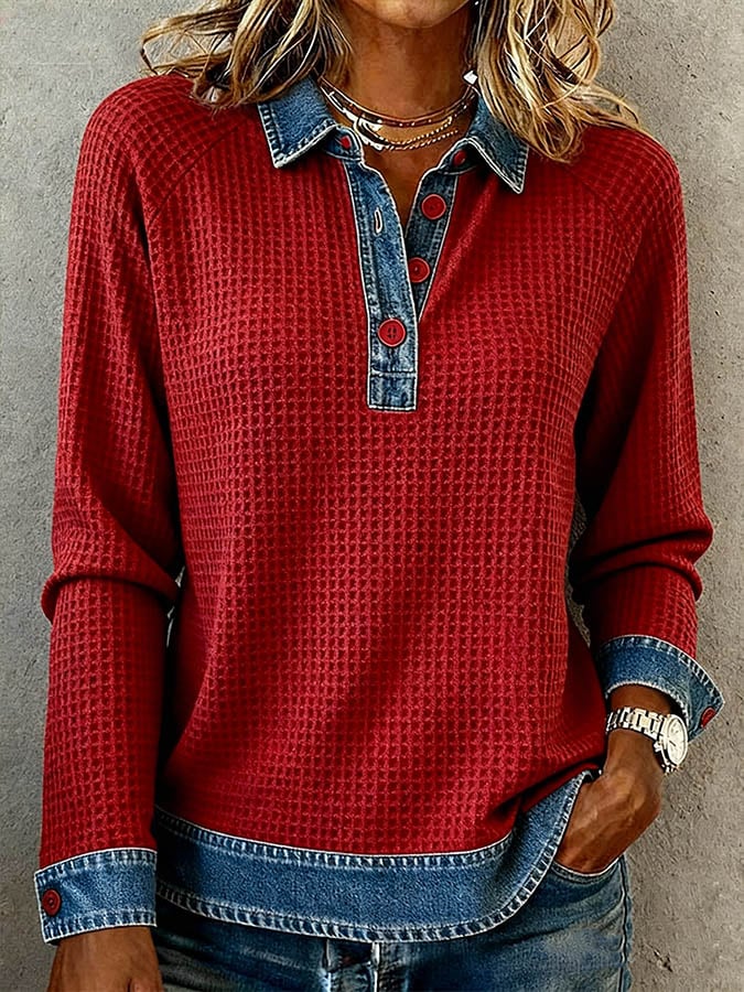 Haut au style vintage intemporel