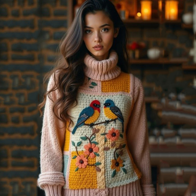 Pull au style vintage intemporel
