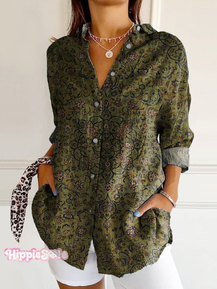 Chemise au style vintage intemporel