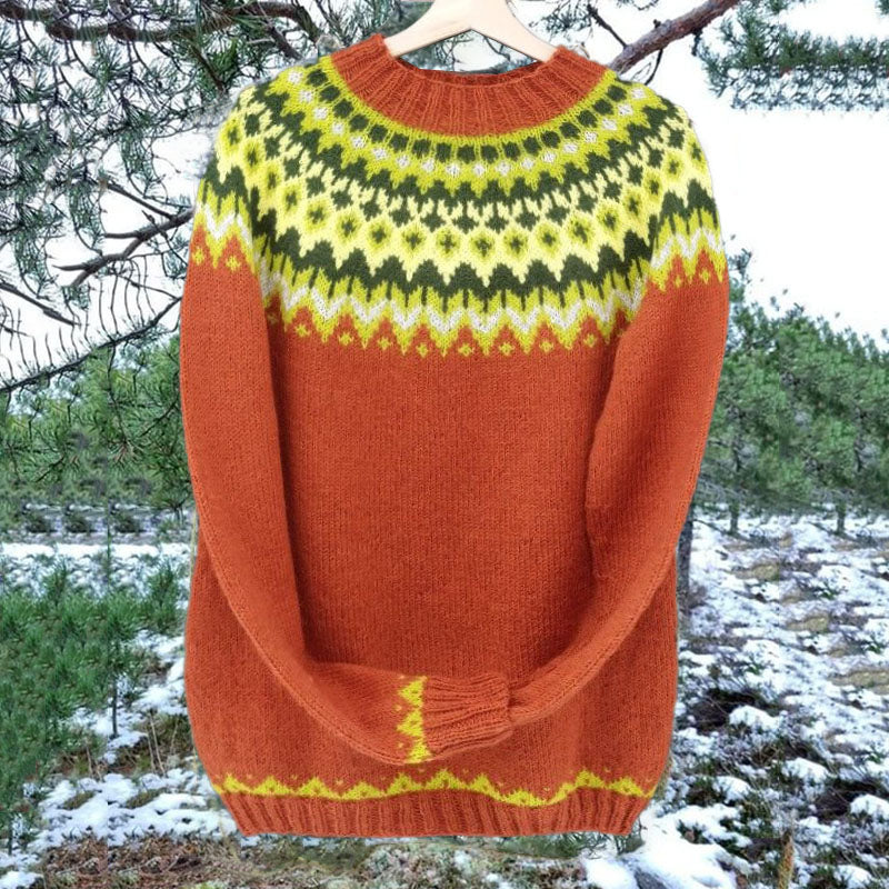 Pull au style vintage intemporel