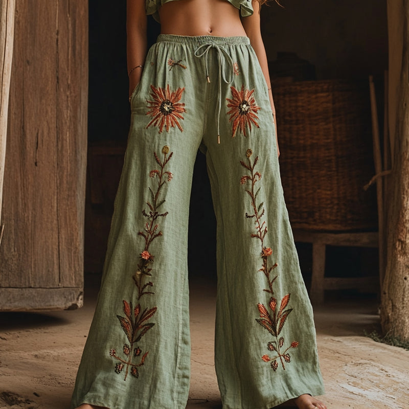 Pantalon au design réfléchi