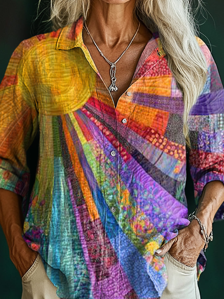 Chemise au style vintage intemporel