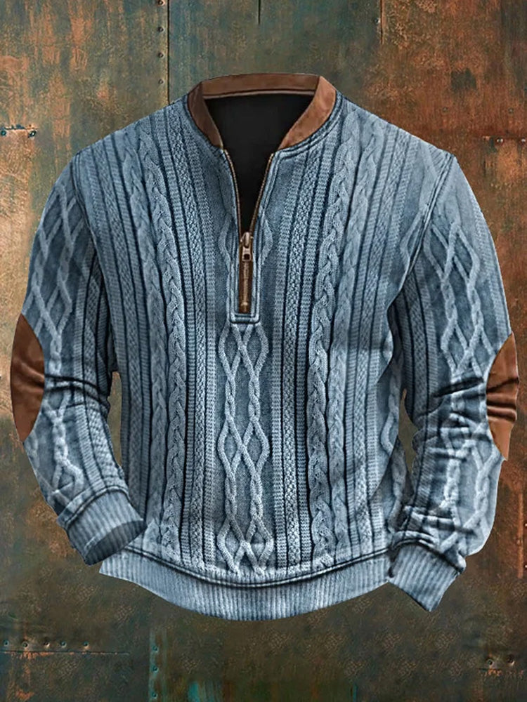 Pull au design réfléchi