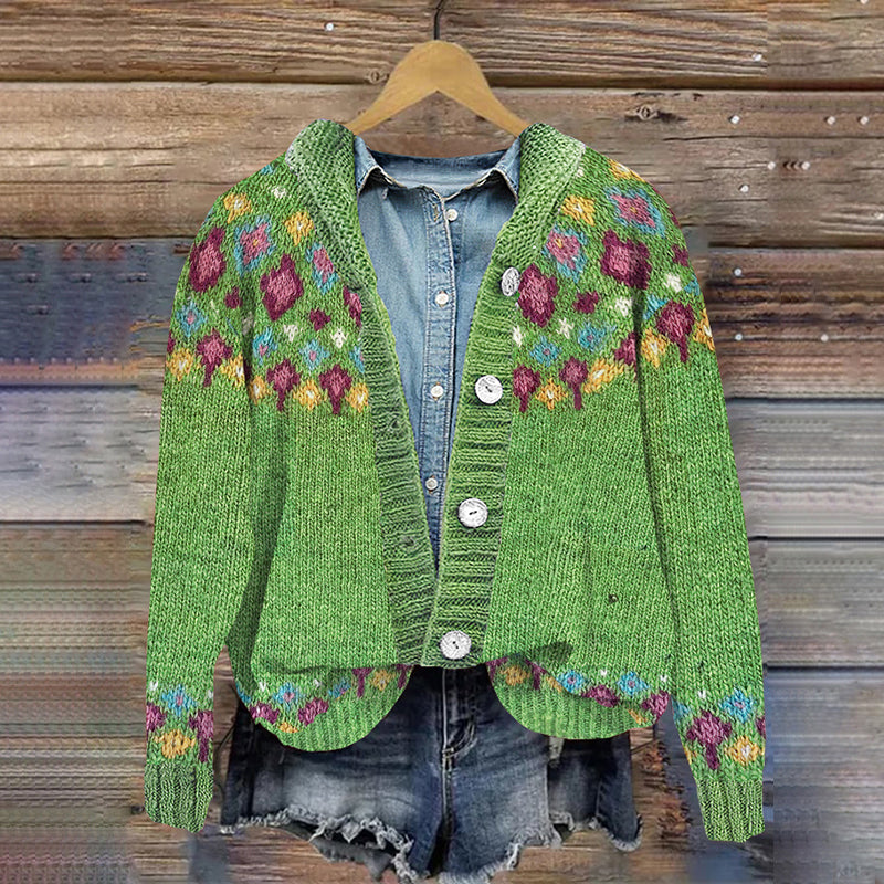 Cardigan au design réfléchi