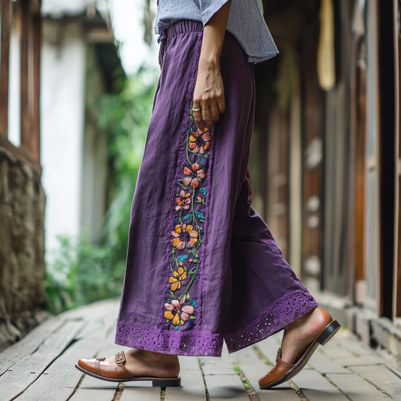 Pantalon inspiration vintage