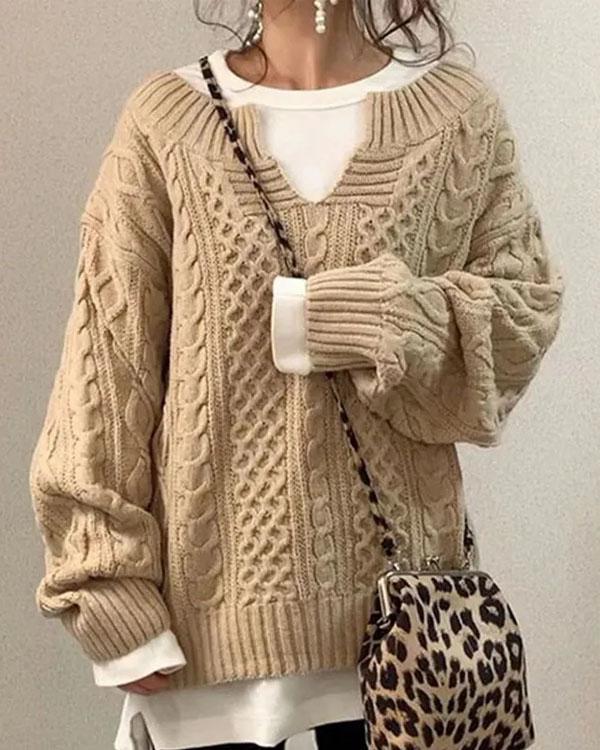 Pull vintage classique