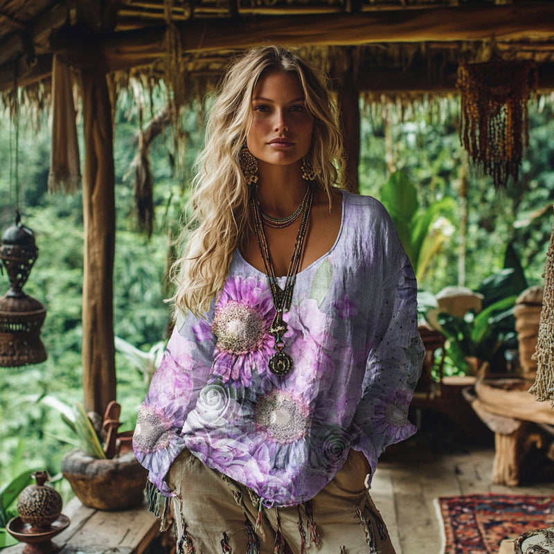 Chemise au style vintage intemporel