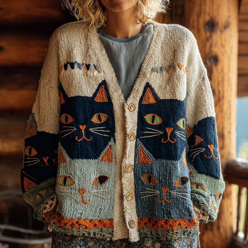 Cardigan magnifiquement confectionné