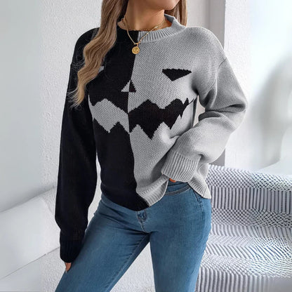 Pull au design réfléchi