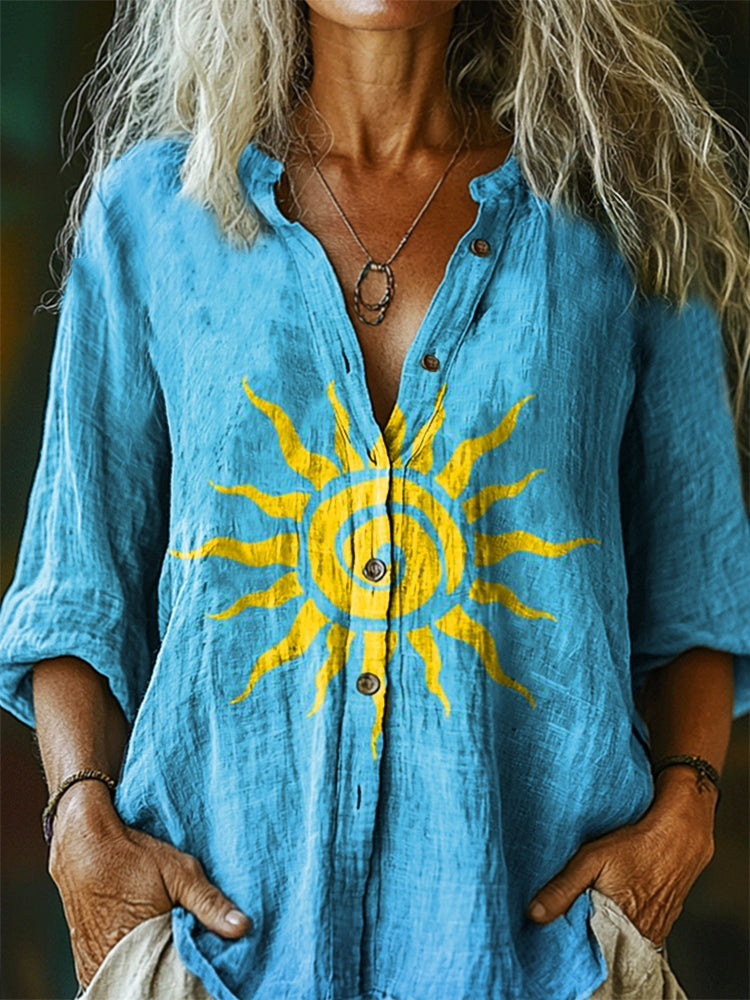 Chemise au style vintage intemporel