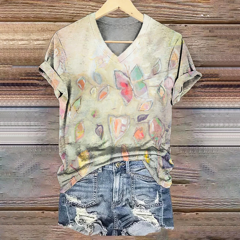 T-Shirt au design réfléchi
