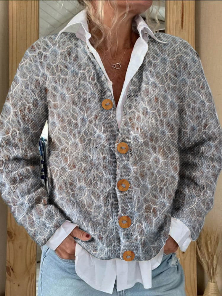 Cardigan au style vintage intemporel