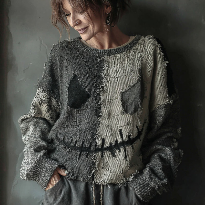 Pull au design réfléchi