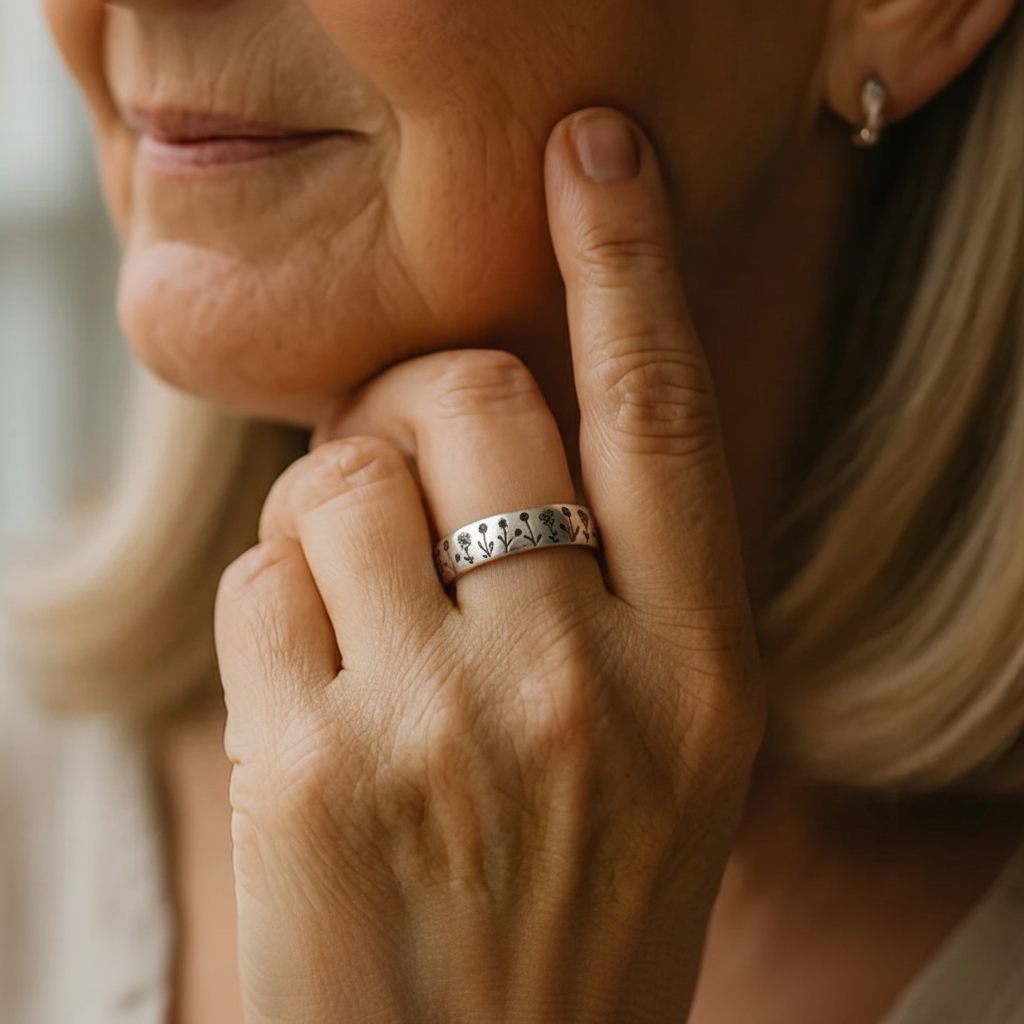 Bague vintage fait main